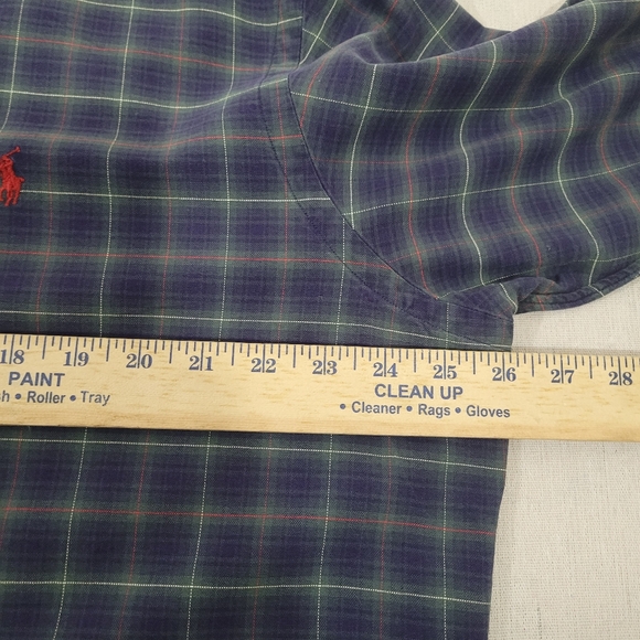 Ralph Lauren Mens Size XL Classic Fit Tartan Plaid Button Down Long Sleeve Shirt - Picture 11 of 13
